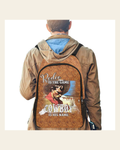 Baha Ranch Rodeo is the Game Backpack on a warm cream background