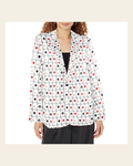 Baha Ranch Vegas Blackjack Women's Western Blazer on a warm cream background
