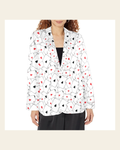Baha Ranch Vegas Blackjack Women's Western Blazer on a warm cream background