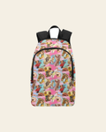Baha Ranch Vintage Cowgirl Collage Backpack on a warm cream background