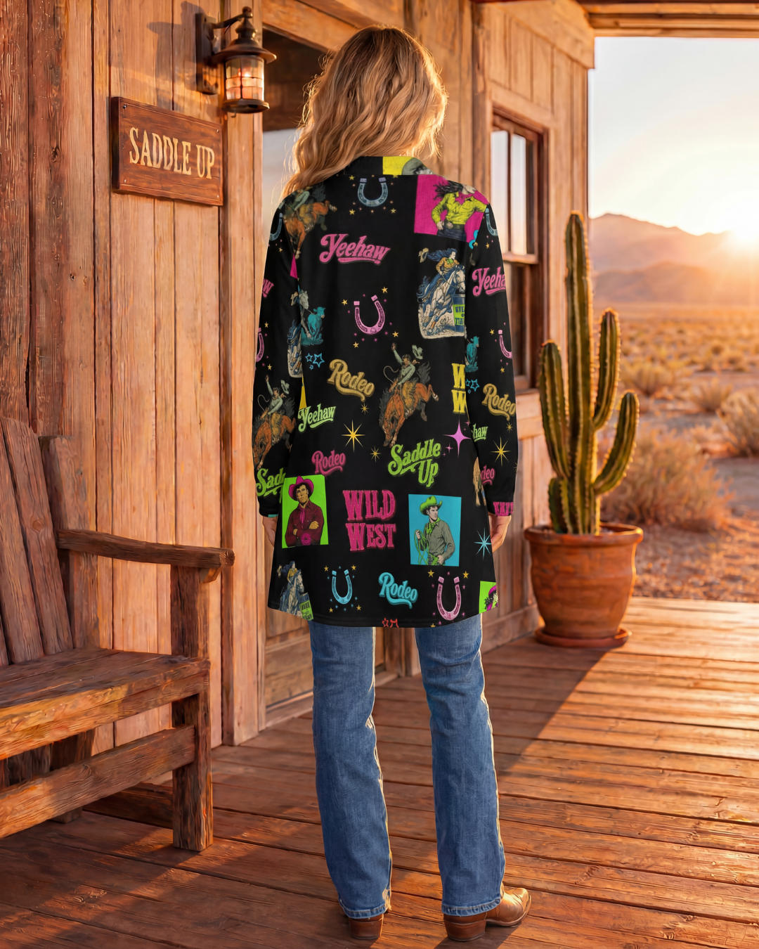 Baha Ranch The Last Roundup Lightweight Cardigan by Baha Ranch Western Wear - product image 2