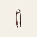 Bar H Equine American Leather Horse Saddle Tack One Ear Headstall | Breast Collar Browband Wither Strap Set BER246