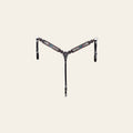 Bar H Equine American Leather Horse Saddle Tack One Ear Headstall Breast Collar Browband Wither Strap Set