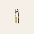 Bar H Equine American Leather Horse Saddle Tack One Ear Headstall | Breast Collar Browband Wither Strap Set BER255