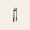 Bar H Equine Western Leather Horse Tack Set Basket Weave Tooled Dark Brown