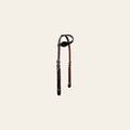 Bar H Equine Horse Genuine Leather Floral Carved Tack Set Dark Brown