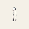 Bar H Equine American Leather Horse Saddle Tack One Ear Headstall | Breast Collar Browband Wither Strap Set BER271