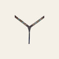 Bar H Equine Premium Hand Tooled Leather Horse Tack Headstall Breast Collar Wither Strap Set