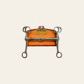 BAR H EQUINE Tom Thumb Curb Bit with Stainless Steel | Horse Bits Western Training for horses