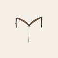 BAR H EQUINE Western Handtooled Leather Horse Headstall & Breast Collar Set | Tack