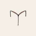 BAR H EQUINE Western Handtooled Leather Horse Headstall & Breast Collar Set | Tack
