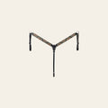 BAR H EQUINE Western Handtooled Leather Horse Headstall & Breast Collar Set | Tack