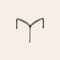 BAR H EQUINE Western Handtooled Leather Horse Headstall & Breast Collar Set | Tack