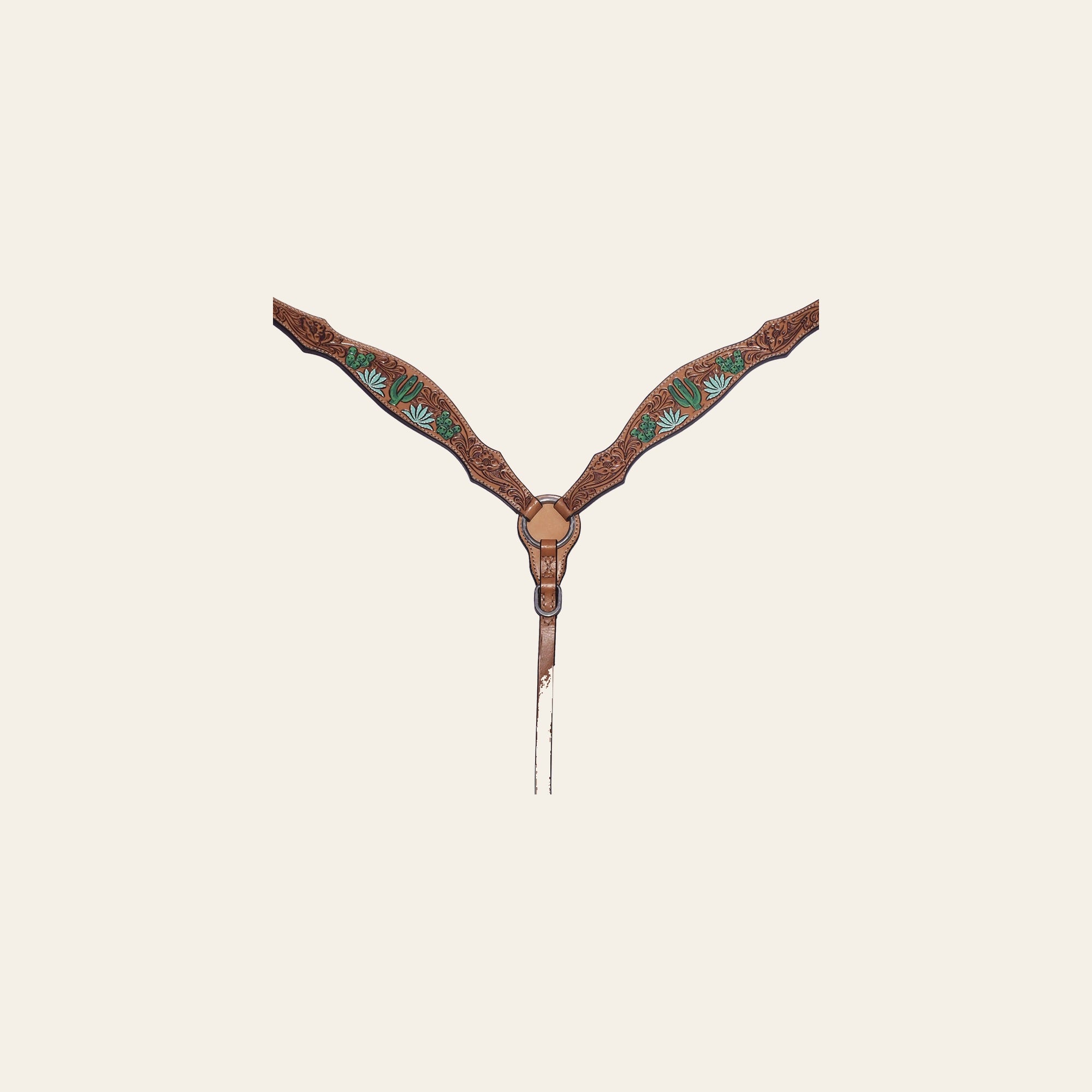 BAR H EQUINE Western Leather Horse Premium Headstall & Breast Collar Set