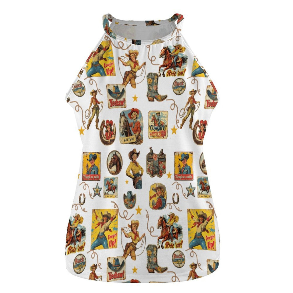 Baha Ranch Vintage Cowgirl Collage Western Tank Top by Baha Ranch Western Wear - product image 3