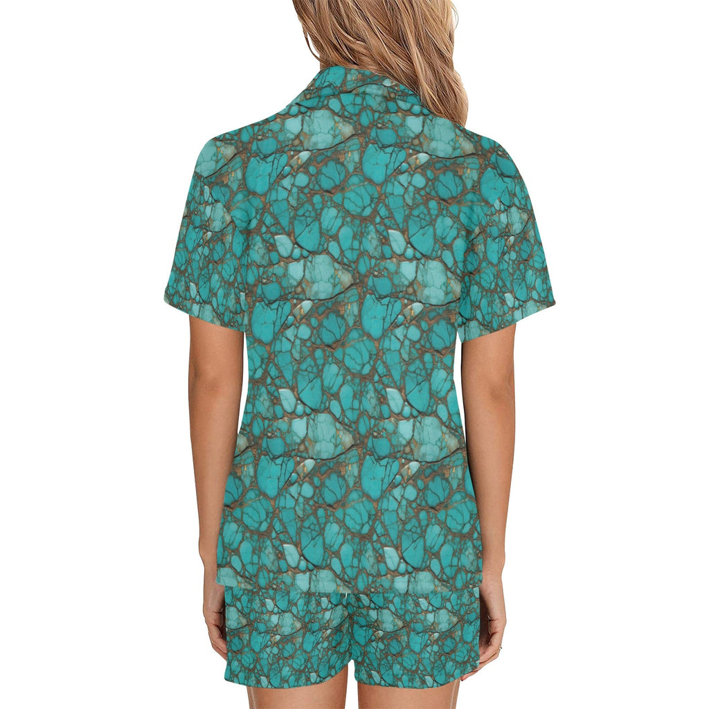 Baha Ranch All Turquoise Women's Pajama Set by Baha Ranch Western Wear - product image 5