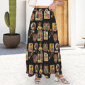 Baha Ranch Vintage Cowgirl Collage Western Tiered Prairie Maxi Skirt by Baha Ranch Western Wear - product image 6