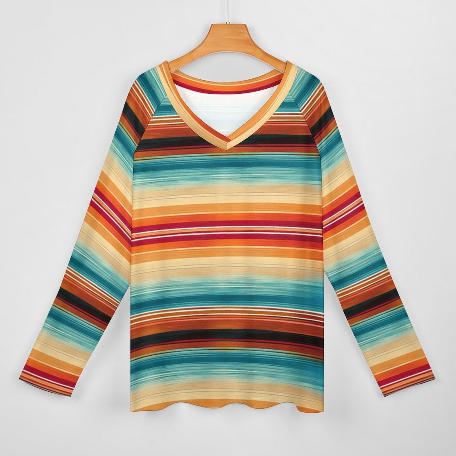 Baha Ranch Long Sleeve Southwestern Serape Top by Baha Ranch Western Wear - product image 2