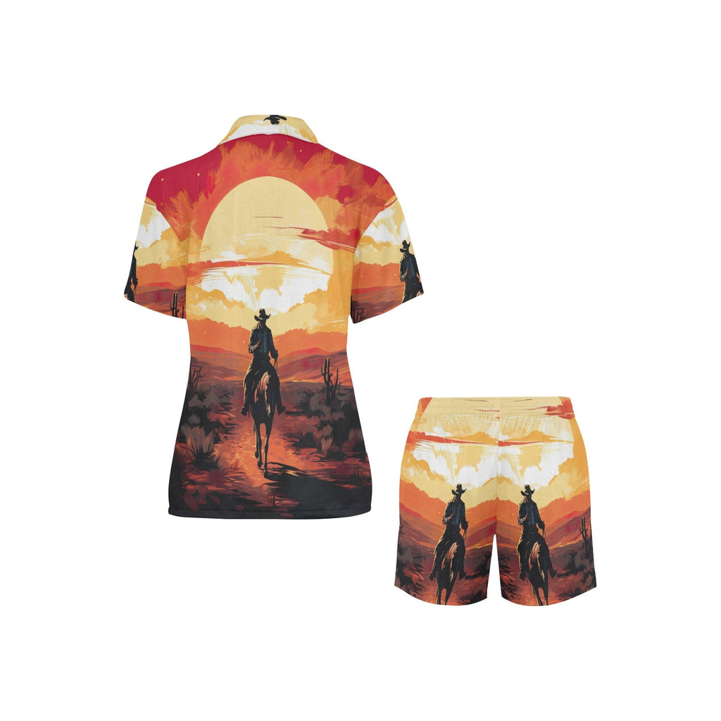 Baha Ranch Cowboy Desert Sunset Women's Western Pajama Set by Baha Ranch Western Wear - product image 4