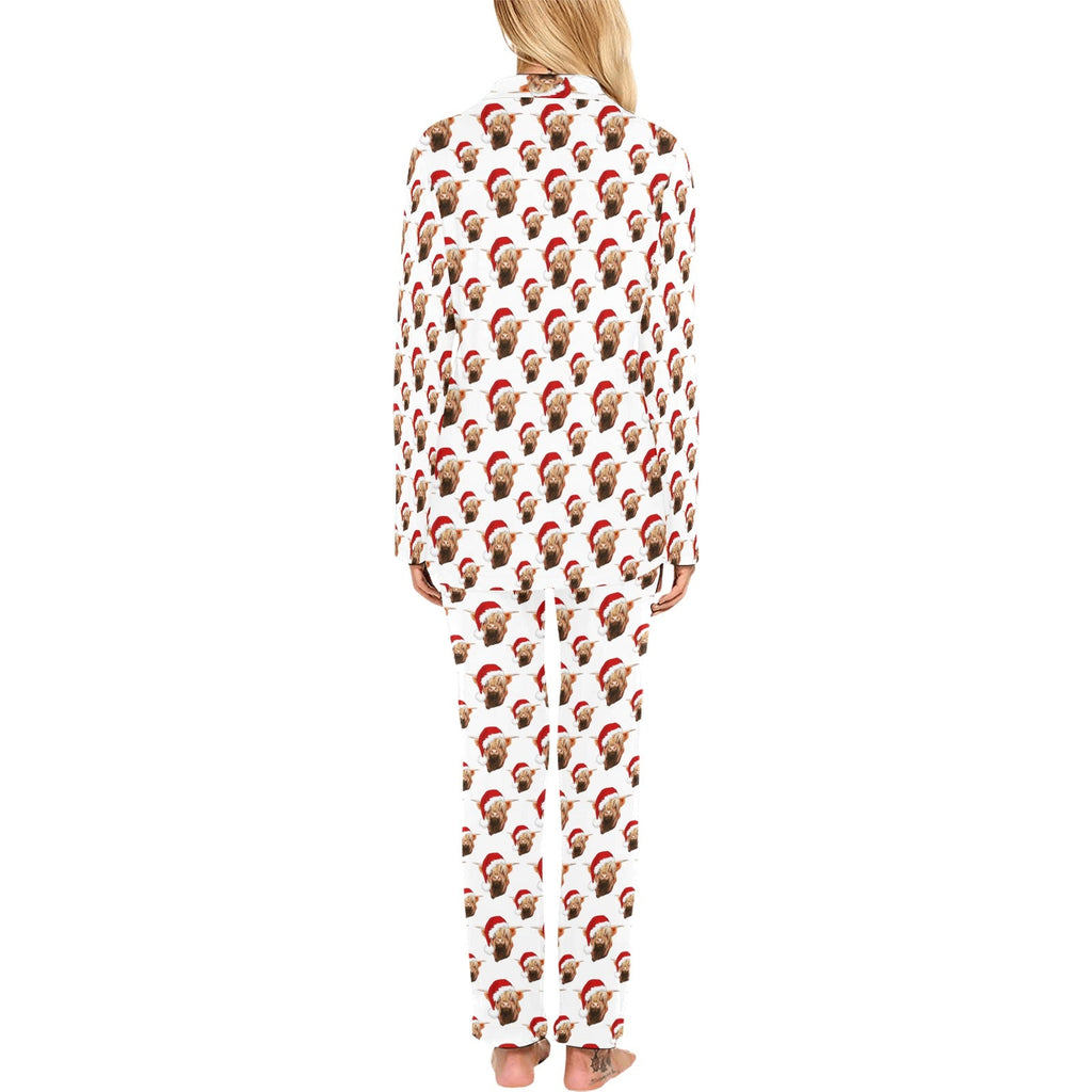 Baha Ranch Highland Christmas Cow Women's Western Pajama Set by Baha Ranch Western Wear - product image 2