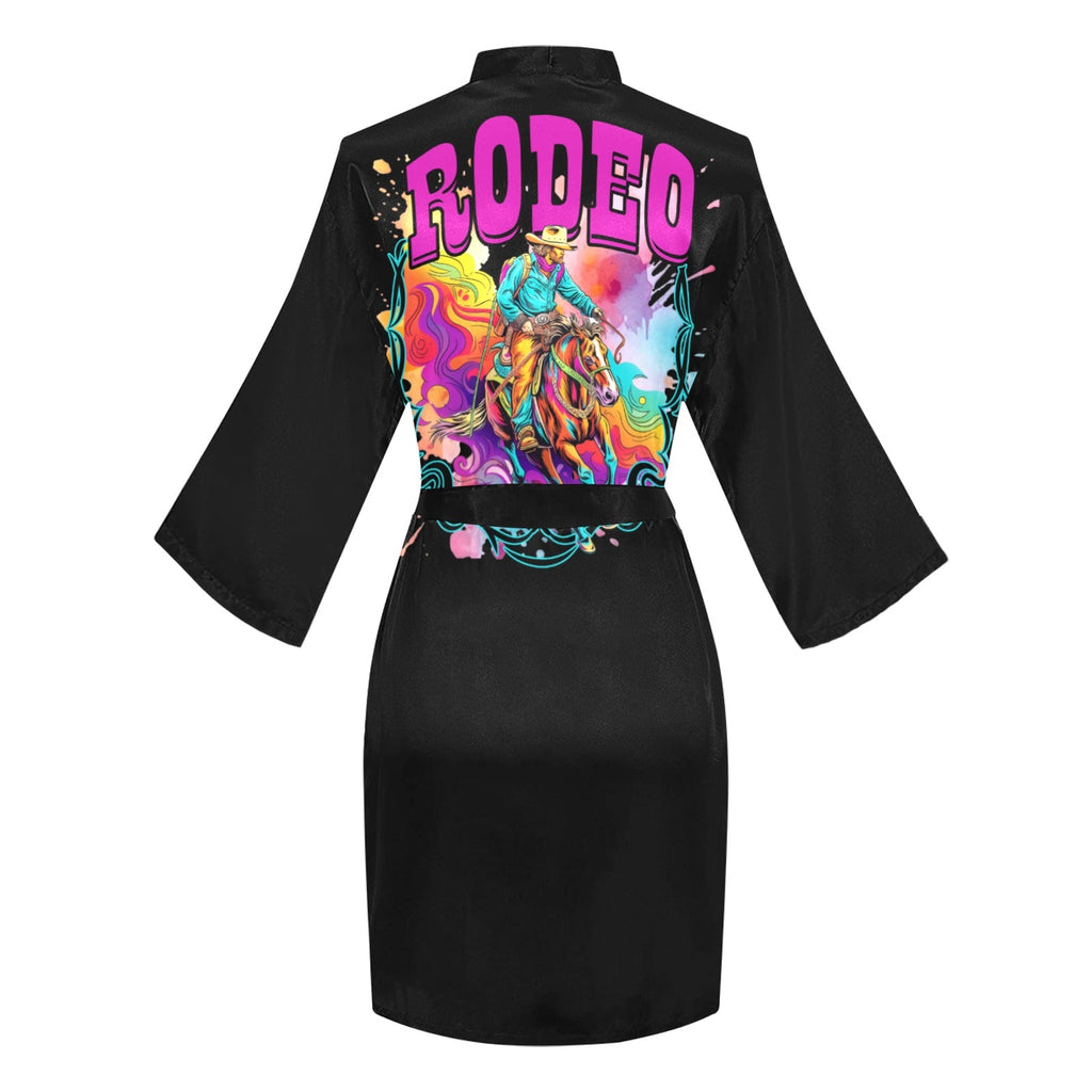 Baha Ranch Pink Rodeo Women's Lounge Kimono Robe by Baha Ranch Western Wear - product image 5