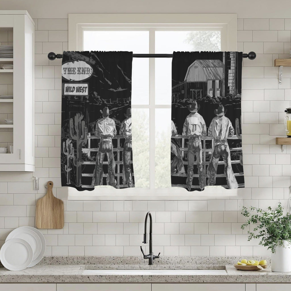 Baha Ranch Ranching Curtains Window 28"x40" (2-Piece) Made in America by Baha Ranch Western Wear