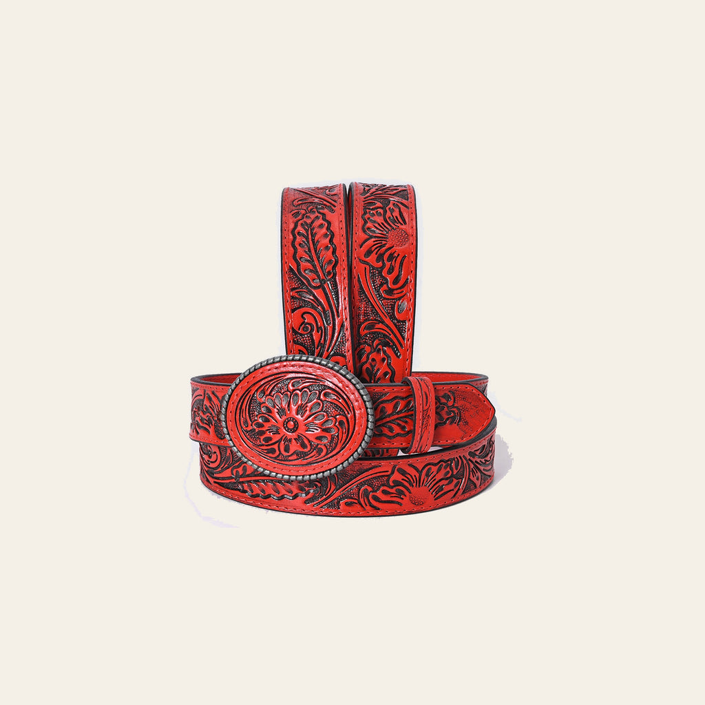 Beautifully hand tooled Genuine American Leather Belt Men and Women
