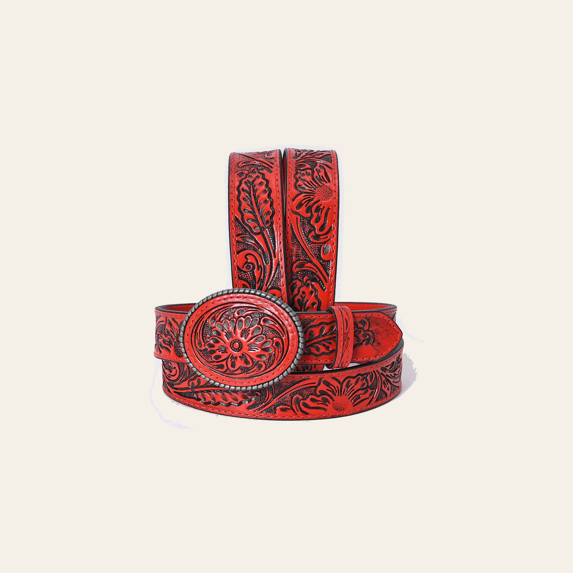 Beautifully hand tooled Genuine American Leather Belt Men and Women