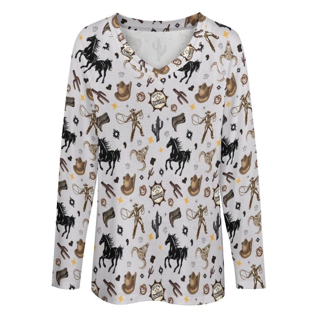 Baha Ranch Western Print Long Sleeve Top by Baha Ranch Western Wear - product image 2