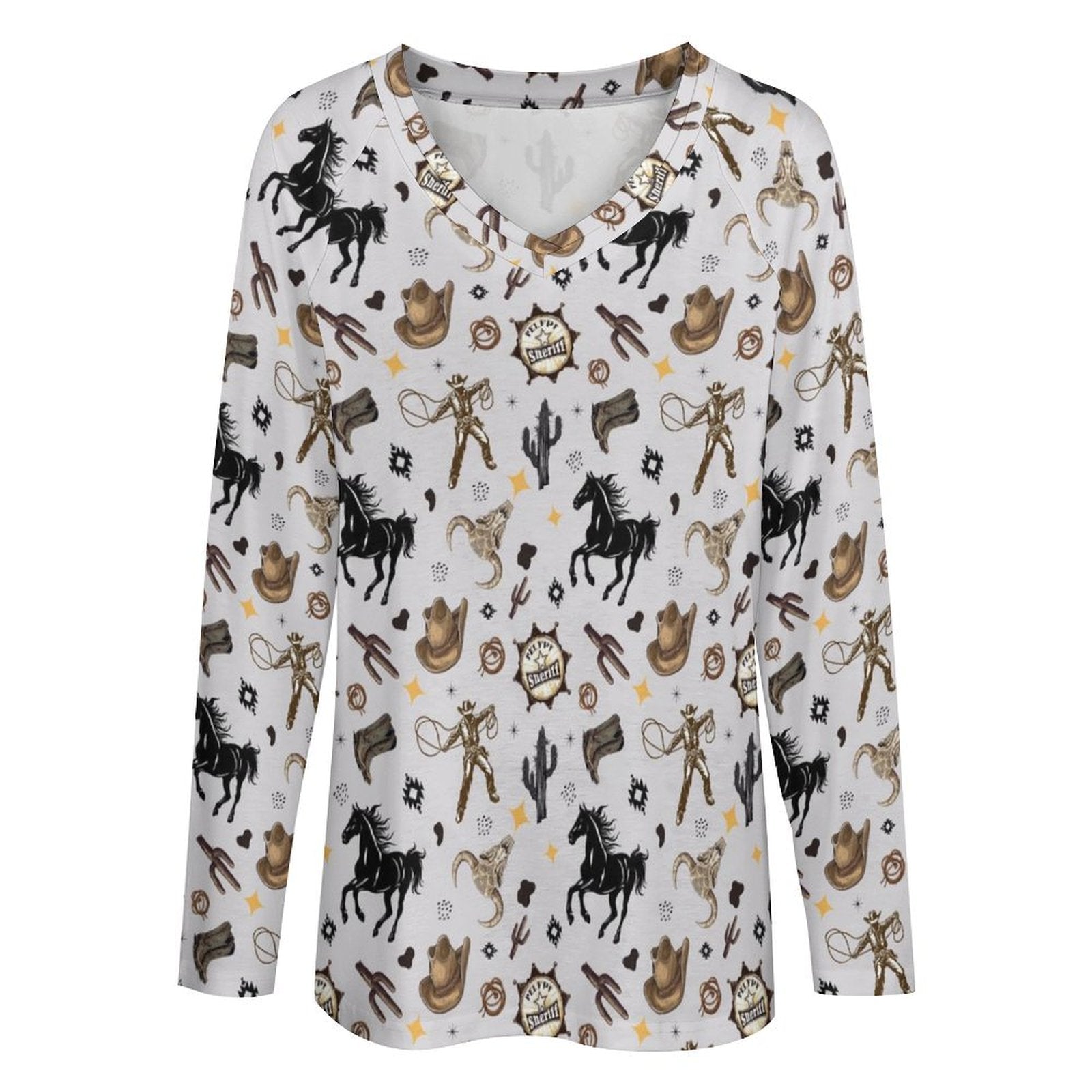 Baha Ranch Western Print Long Sleeve Top by Baha Ranch Western Wear - product image 2