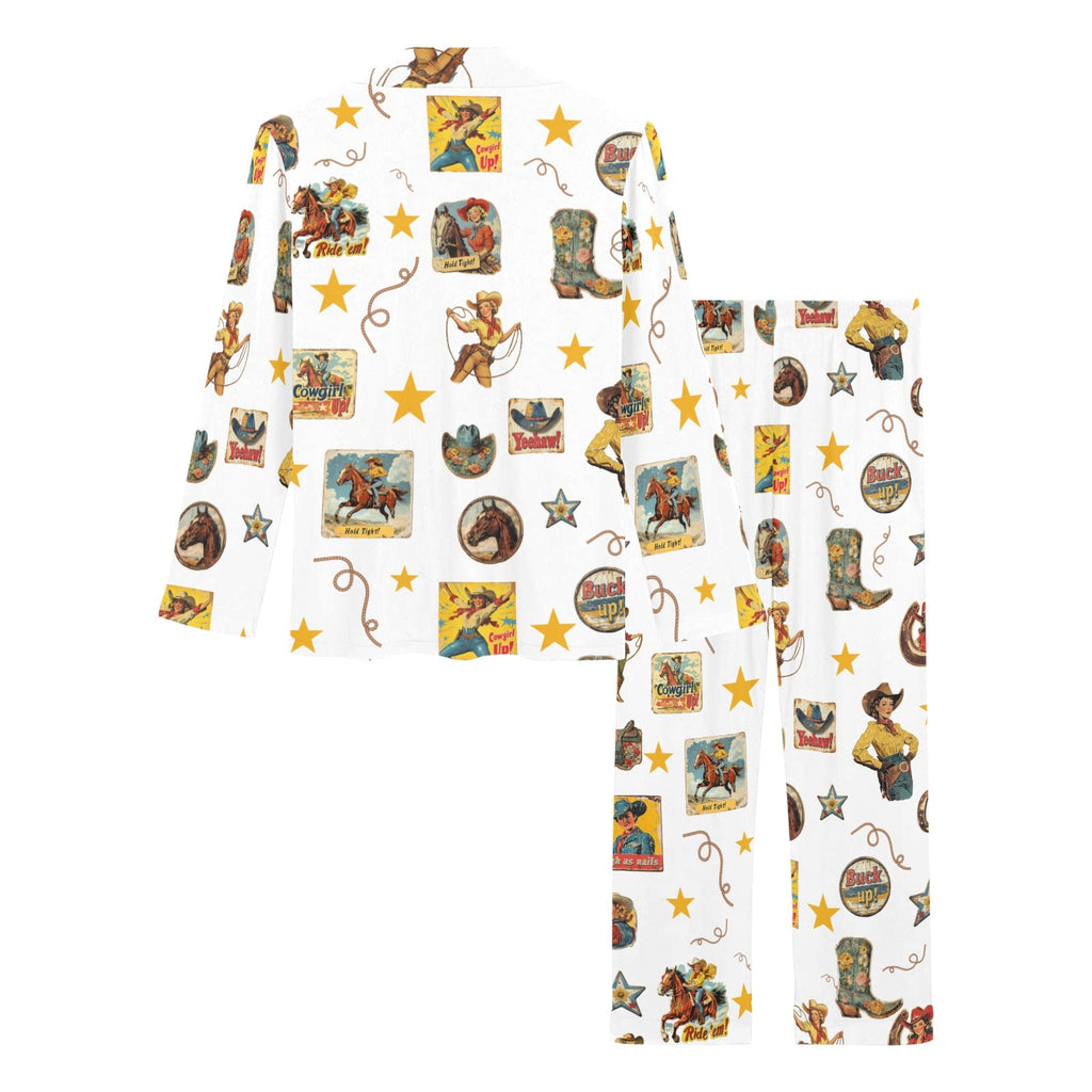 Baha Ranch Vintage Cowgirl Collage Pajama set by Baha Ranch Western Wear - product image 4