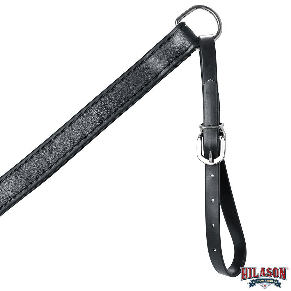 HILASON Western Horse Genuine Leather Breast Collar Tack Plain Black
