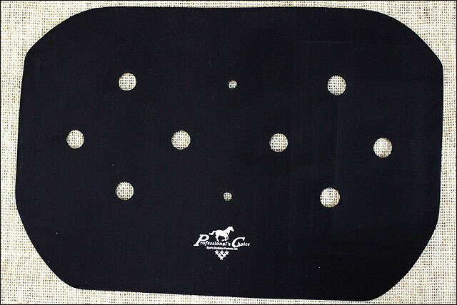 Black Professional Choice Non Slip Horse English Saddle Pad 11X16
