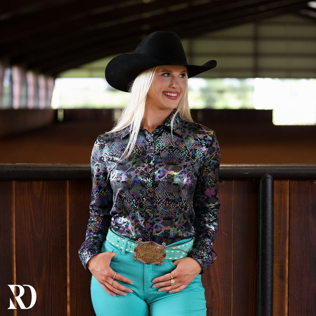 Black Venom Performance Rodeo Shirt — view 4