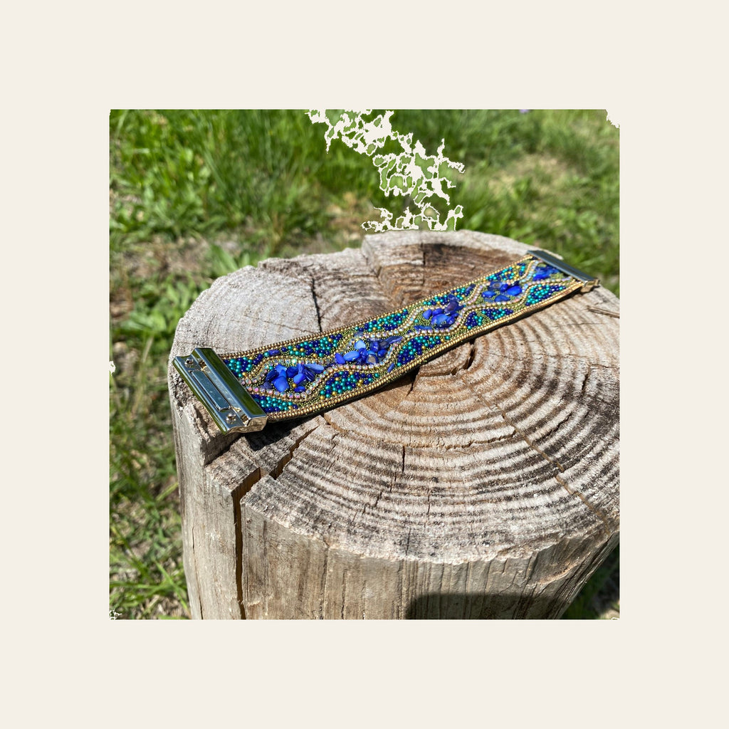 Blue & Green Stone Fashion Bracelet XI109