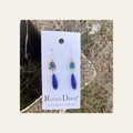 Multi-Colored Dangle Silver Fashion Earrings WA191