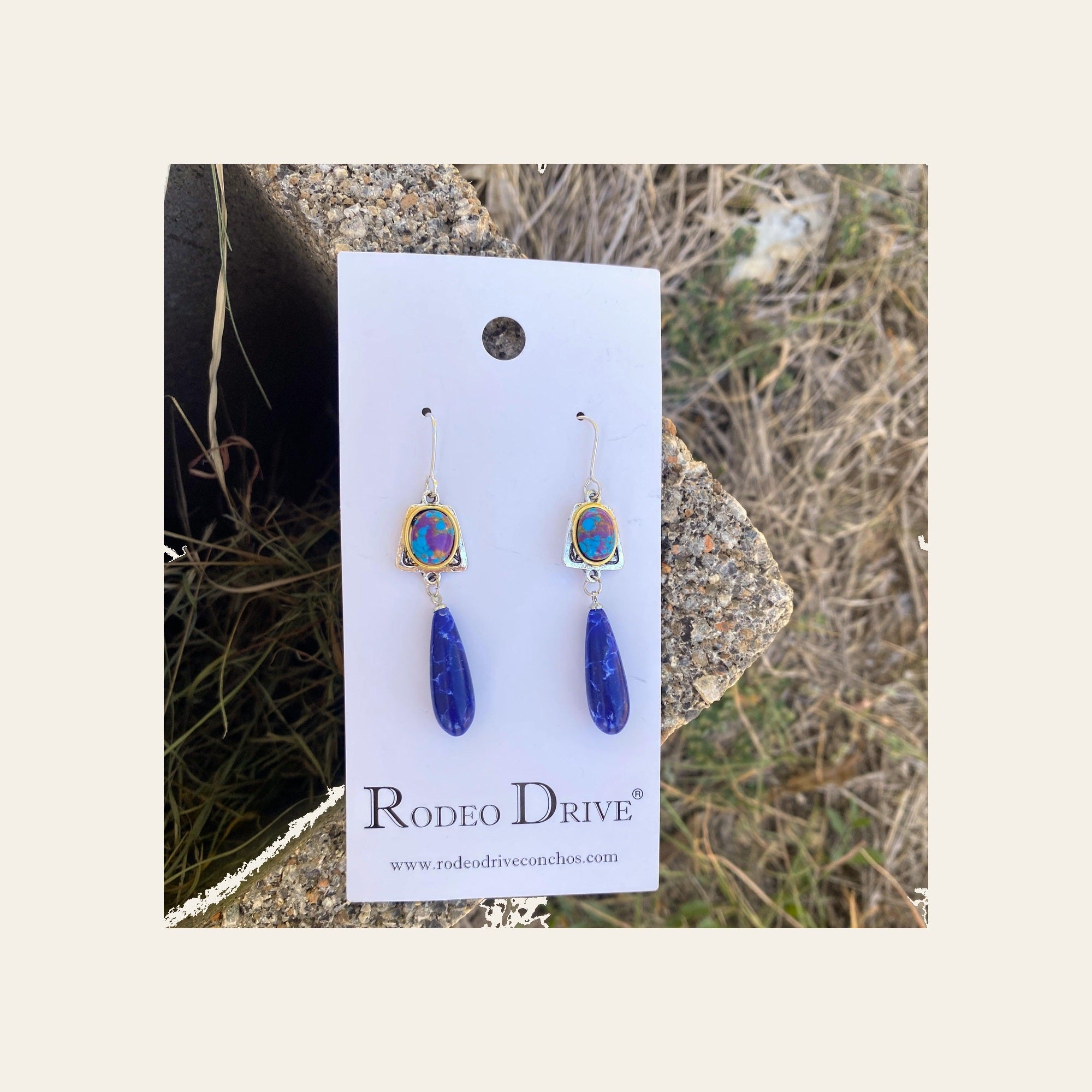 Multi-Colored Dangle Silver Fashion Earrings WA191