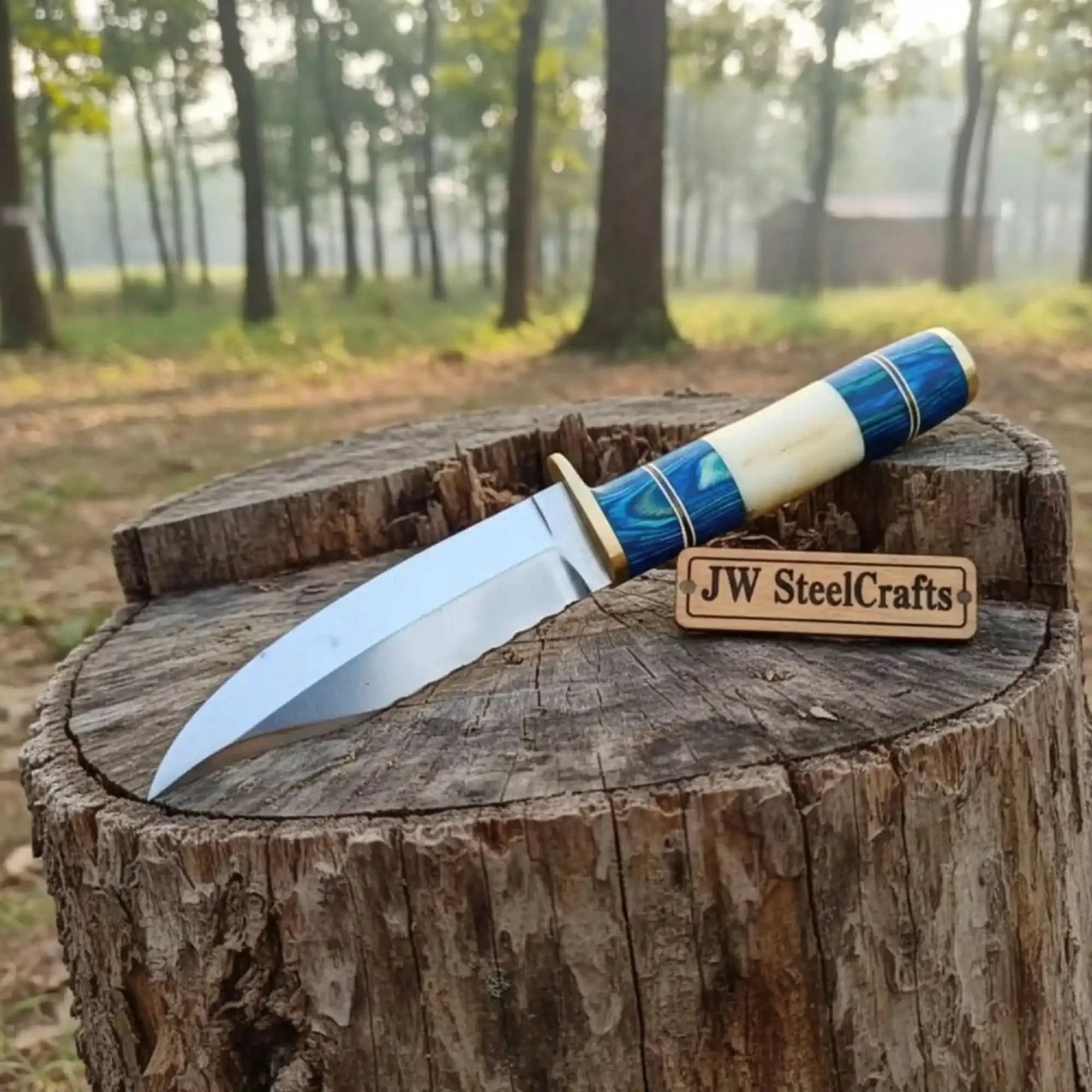 Hunting Knife with High Carbon Steel Blade | JW SteelCrafts