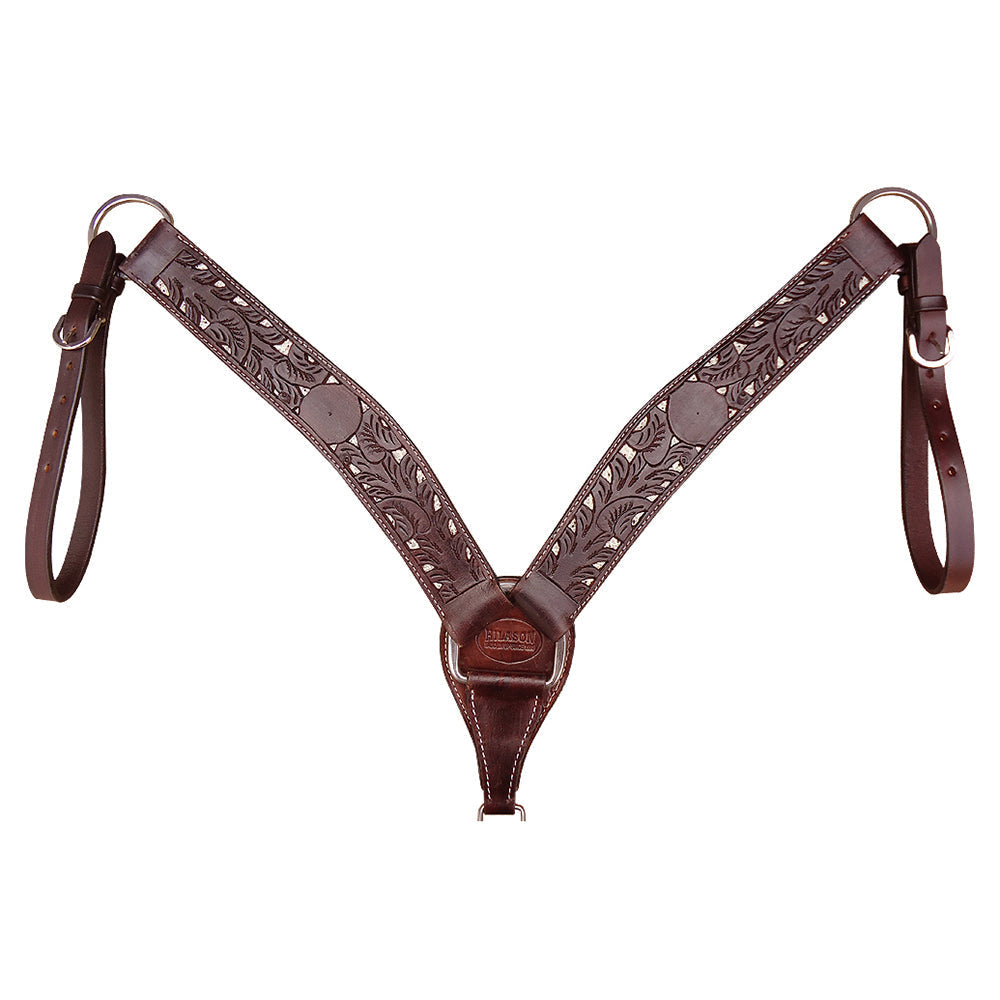Hilason Western Horse Breast Collar American Leather Brown