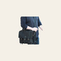 Briefcase Backpack Laptop Bag Glanor Buffalo Leather Hand
