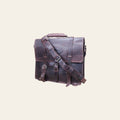 Briefcase Backpack Laptop Bag Glanor Buffalo Leather Hand