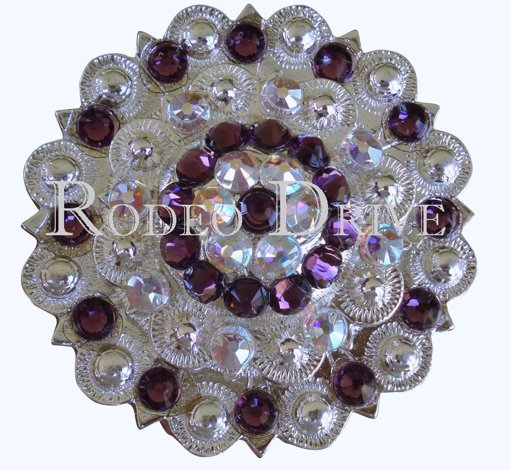 Purple & AB Bright Silver Berry Jacket European Crystal