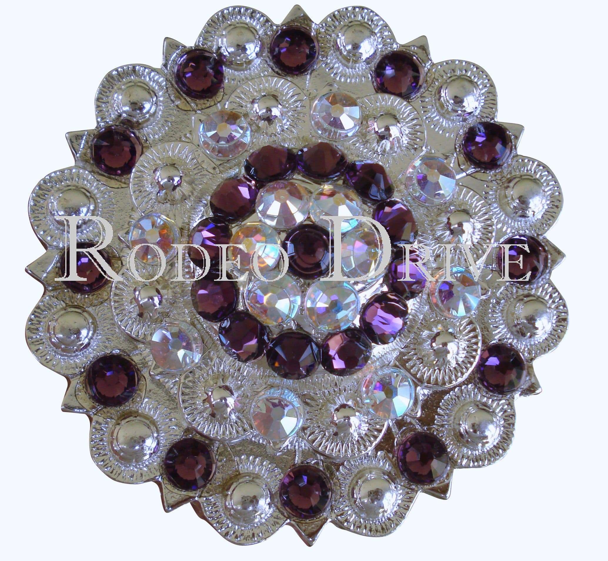 Purple & AB Bright Silver Berry Jacket European Crystal