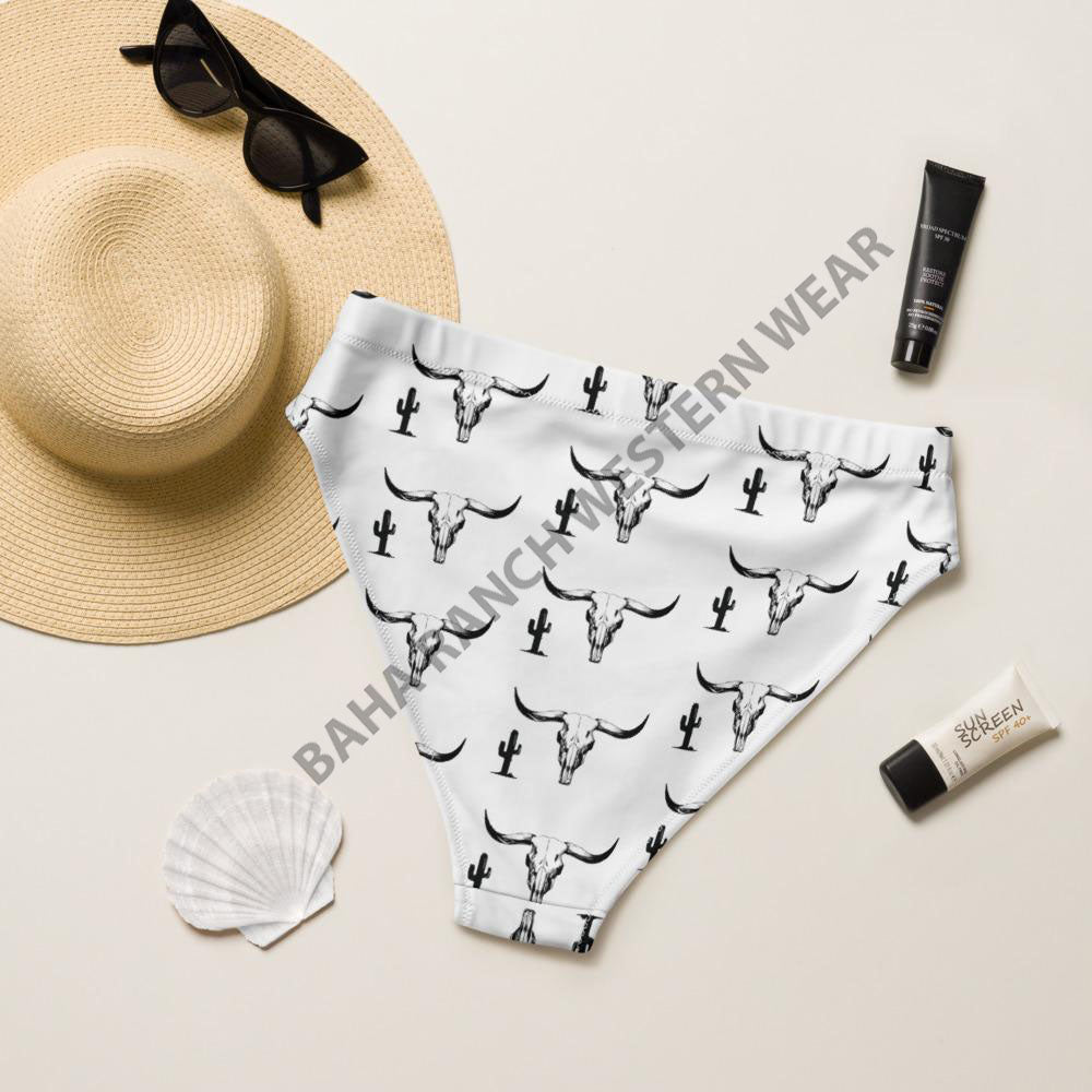 Yeehaw Bullhead Cactus Bikini Bottom by Baha Ranch Western Wear - product image 4