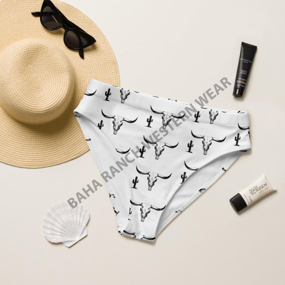 Yeehaw Bullhead Cactus Bikini Bottom by Baha Ranch Western Wear