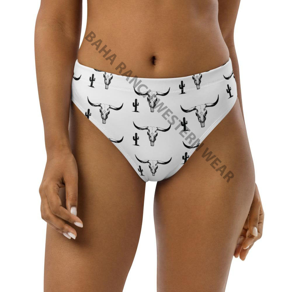 Yeehaw Bullhead Cactus Bikini Bottom by Baha Ranch Western Wear - product image 3
