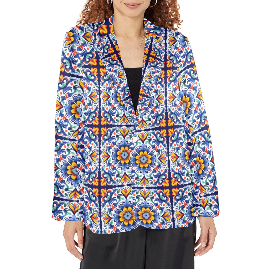 Baha Ranch Blues Talavera Women's Blazer by Baha Ranch Western Wear - product image 2