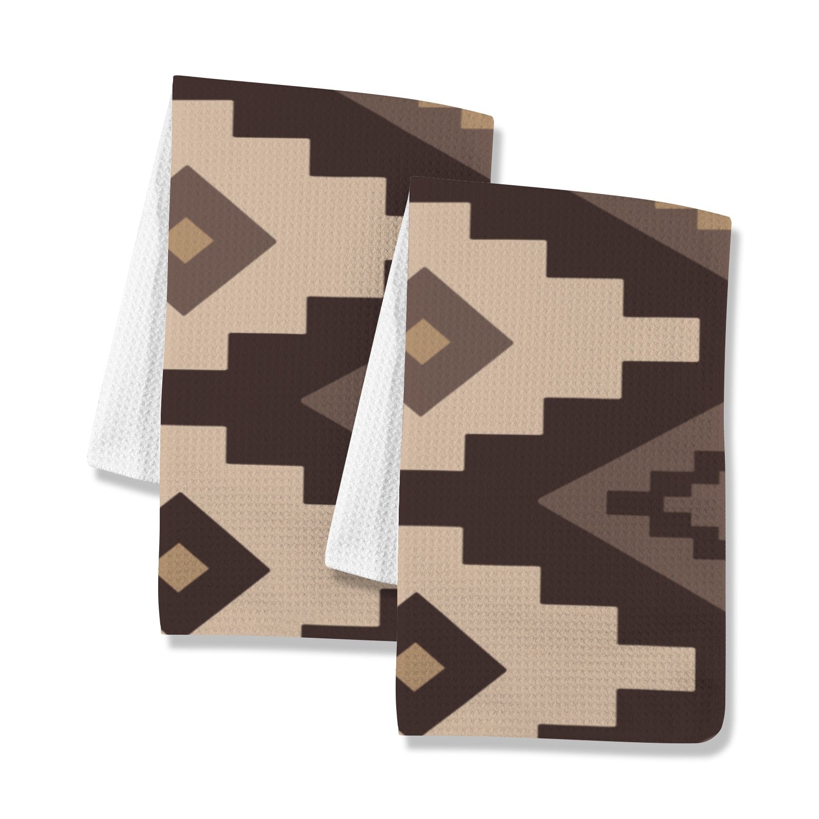 Baha Ranch Earth Aztec Set of 2 Dish Towels Kitchen Towel Made in America by Baha Ranch Western Wear