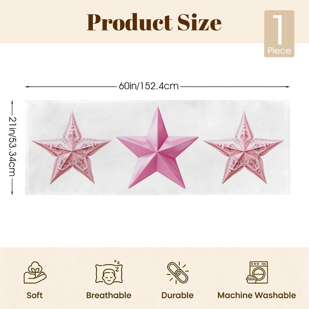 Baha Ranch Pink Cowgirl Stars Body Pillow Cover Made in America by Baha Ranch Western Wear - product image 4