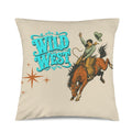 The Last Roundup Wild West Throw Pillow Cover Made in America by Baha Ranch Western Wear